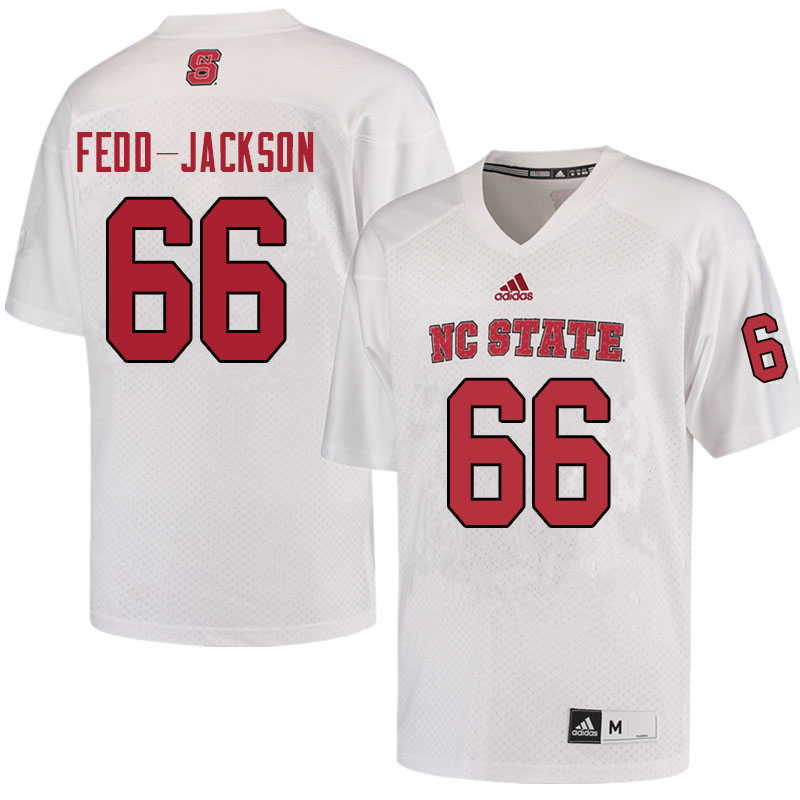 Men #66 Joshua Fedd-Jackson NC State Wolfpack College Football Jerseys Sale-Red